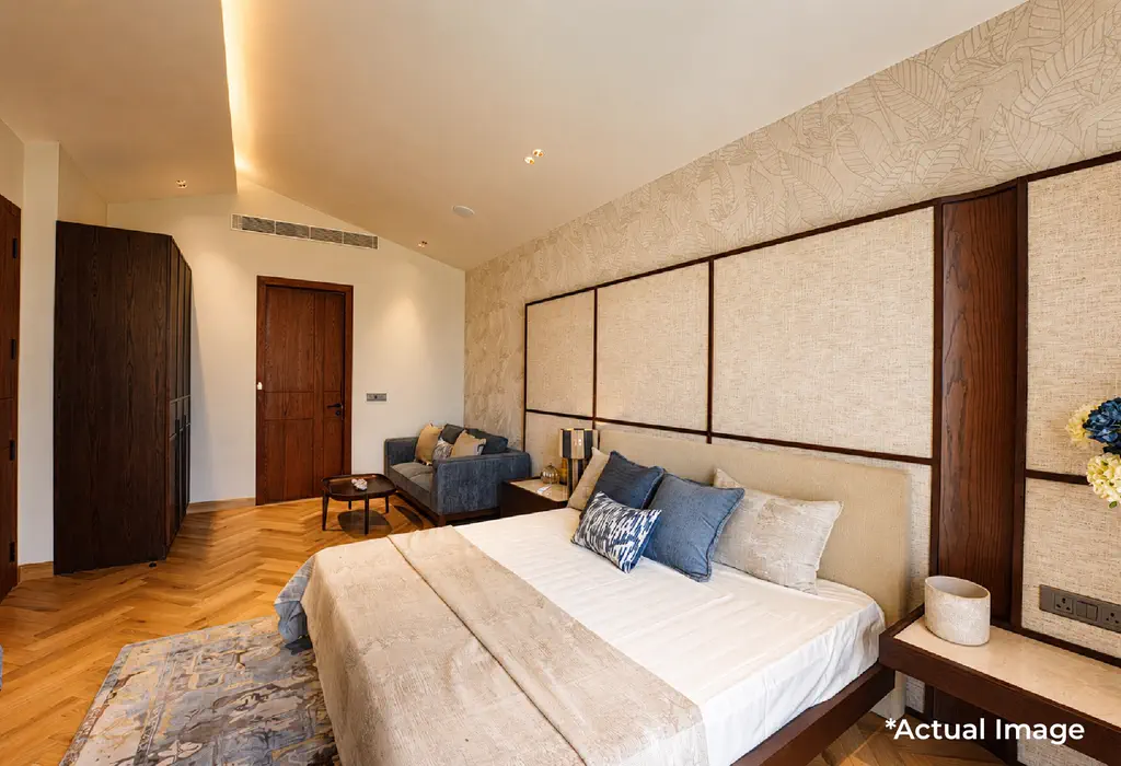AVACASA by Lumora Estates, bedroom one: actual image supplied by the developer