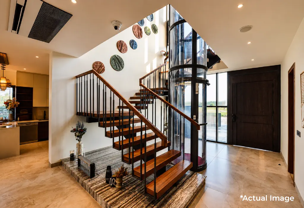 AVACASA by Lumora Estates, stairs and elevator: actual image supplied by the developer